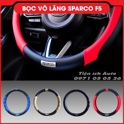 Bọc vô lăng sparco f5 cao cấp | tienich auto