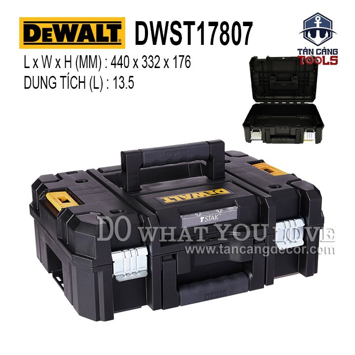 Hộp đựng dụng cụ dewalt dwst17807