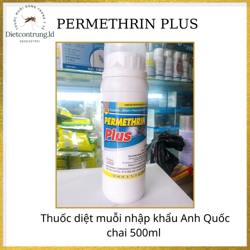 [ PERMETHRIN PLUS - 500ml / thuốc diệt côn trùng nhập khẩu Anh ]