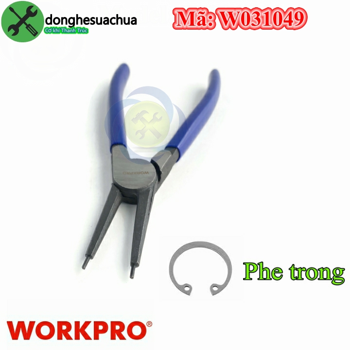 Kìm mở phe trong mũi thẳng Workpro W031049