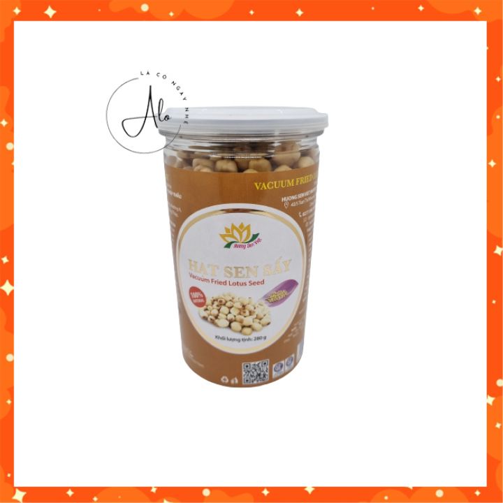 Hạt sen sấy hũ 280g _ hương sen việt