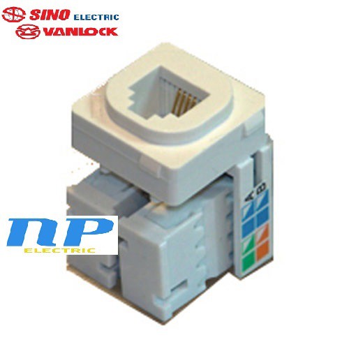 Hạt ổ cắm mạng sino | ổ cắm máy tính 8 dây sino- s30rj88