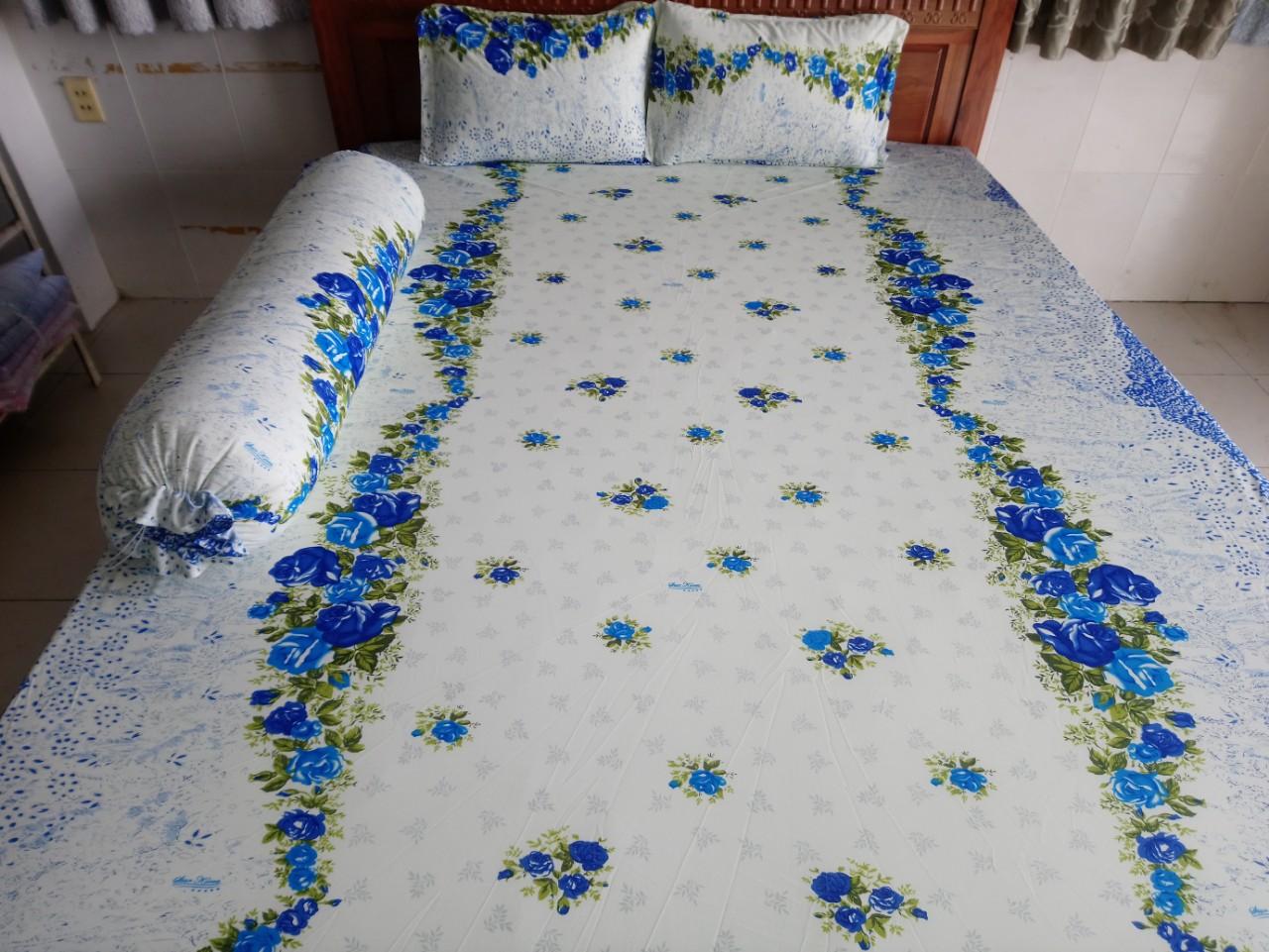 Bộ ga thun lạnh hàn quốc 1m6 x 2m