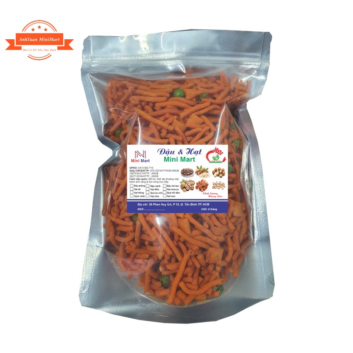 Bim bim que đậu hà lan chất lượng tuyệt đối-500gr