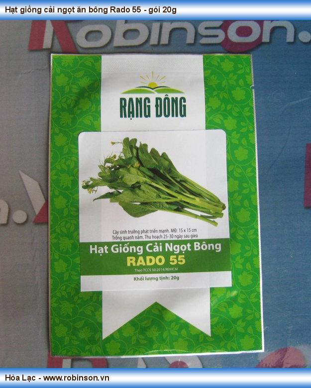 Hạt giống cải xanh ăn non rado 638 rạng đông gói 20gram