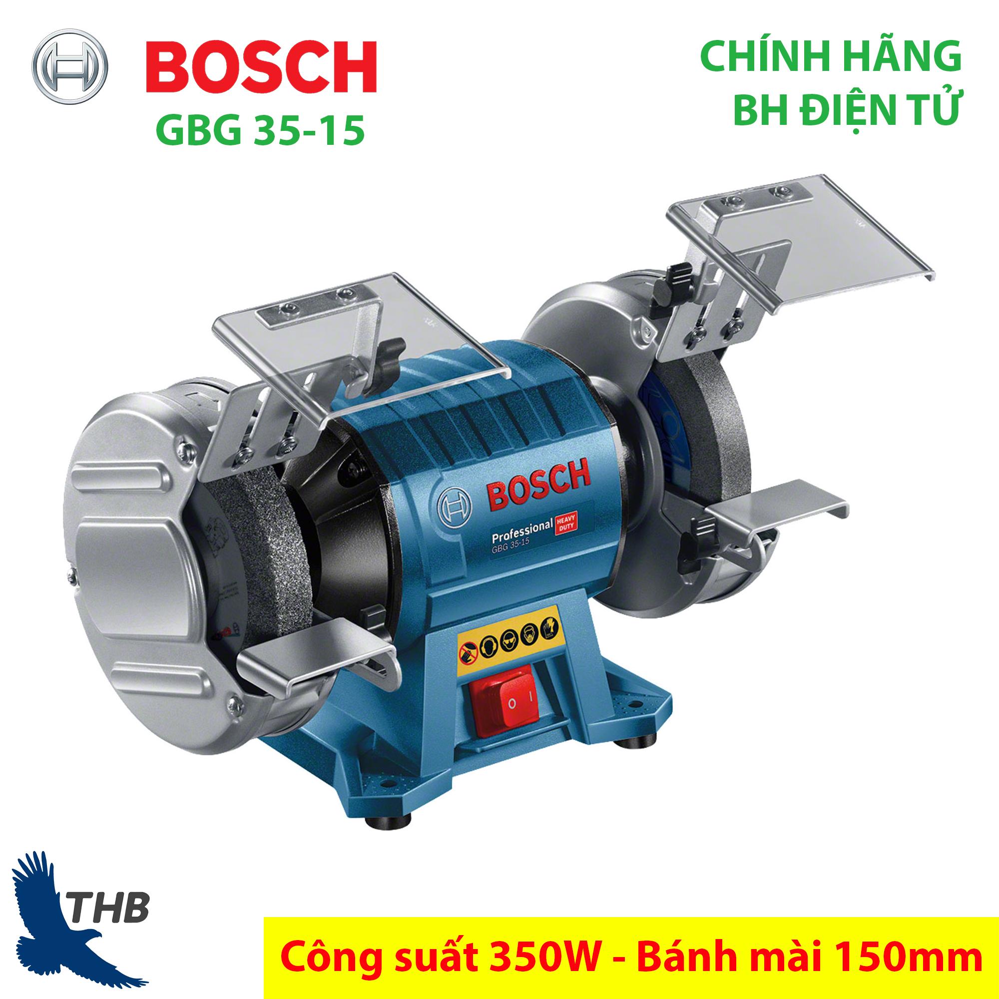 Máy mài 2 đá Bosch GBG 35-15 dụng cụ mạnh mẽ và cứng cáp dùng cho các ứng dụng khó khăn nhất