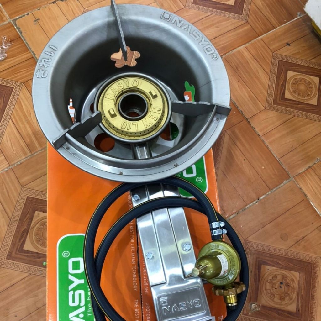 COMBO bếp gas công nghiệp 💖 💖 Combo bếp gas công nghiệp inox NASYO L10 SI