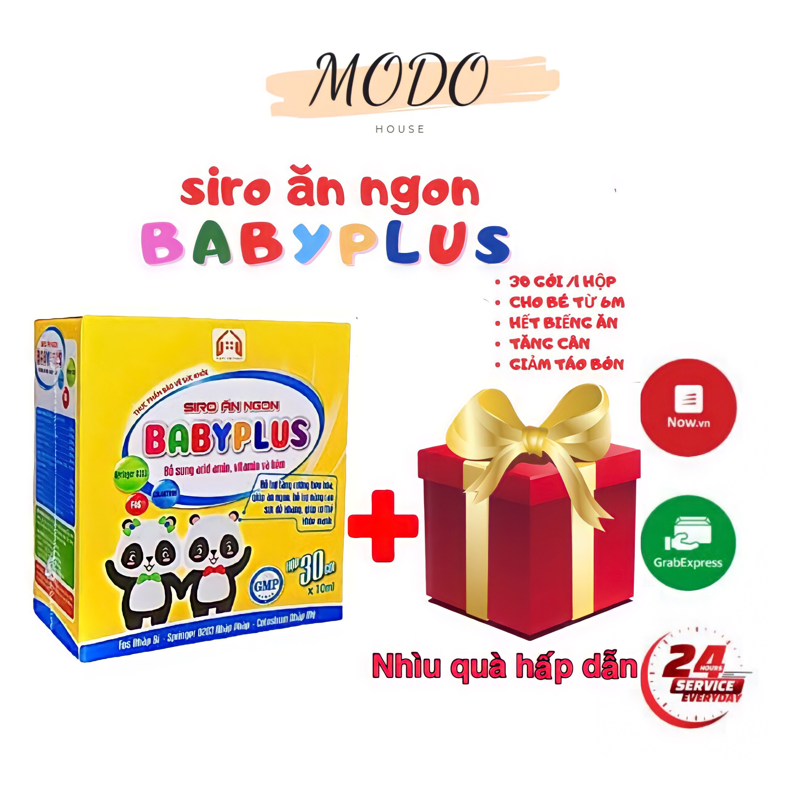 BABY PLUS (BABYPLUS) SIRO ĂN NGON GIÚP TRẺ HẾT BIẾNG ĂN-CHỐNG TAO BÓN-TĂNG CƯỜNG SỨC ĐỀ KHÁNG