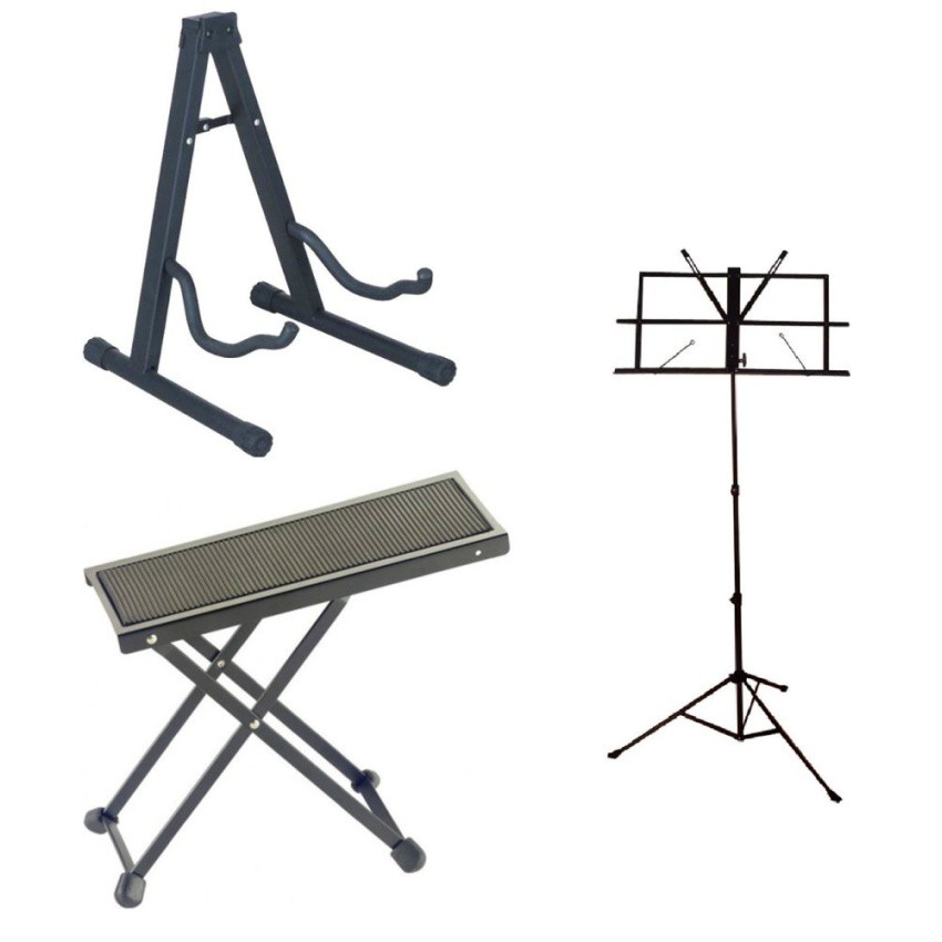 Combo Bộ 3 giá để sách+ giá để đàn+ giá kê chân guitar -giá để bản nhạc guitar+ giá để đàn guitar+ kê chân guitar