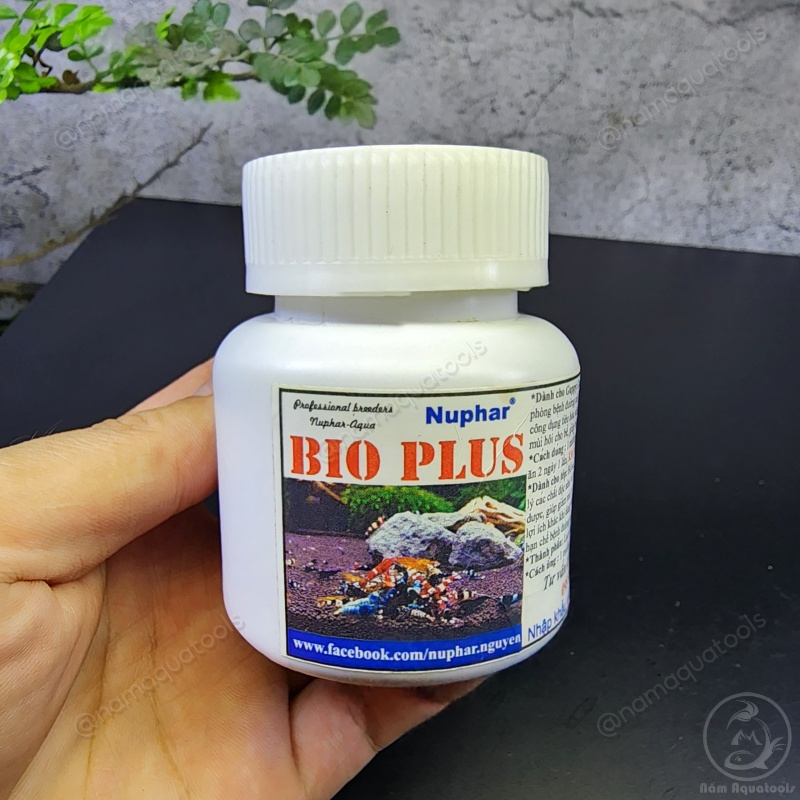 Nuphar - bio plus | men vi sinh làm trong nước - hỗ trợ tiêu hoá cho cá tép