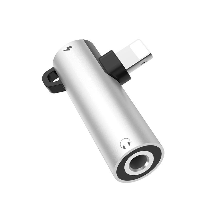 Jack Chuyển Hoco LS21 Ligthning ra Audio 3.5mm + Lingthning
