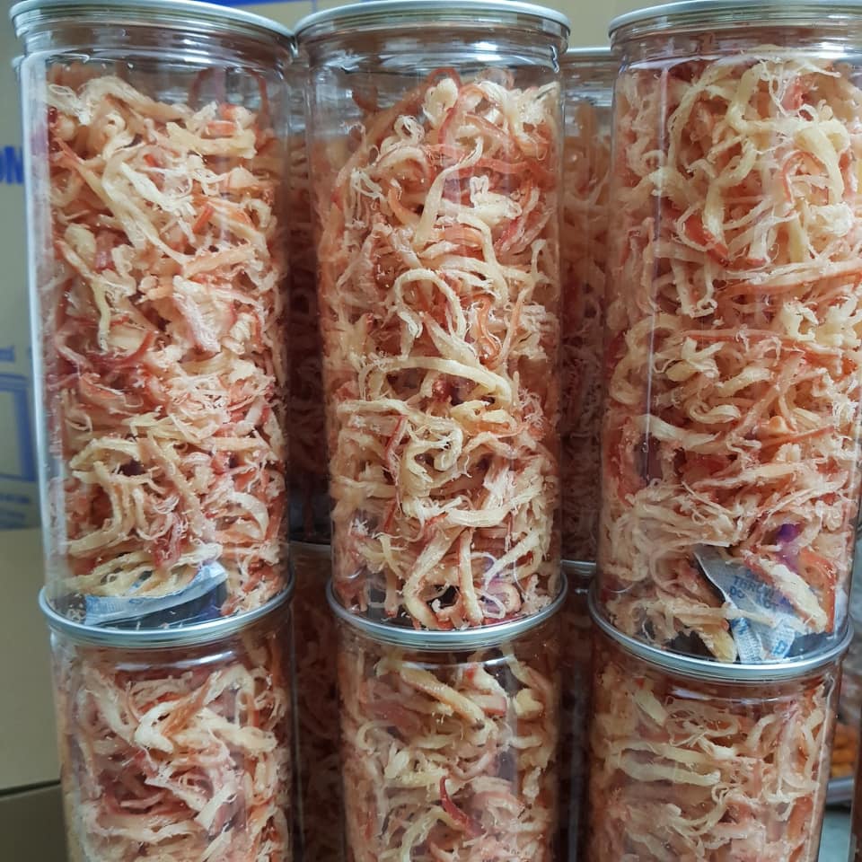 [HCM](MIỄN SHIP 20K) 300gr Mực Khô Xé Sợi hấp nước dừa - Ăn là ghiền (Shop Na Gà) (đồ ăn vặt)