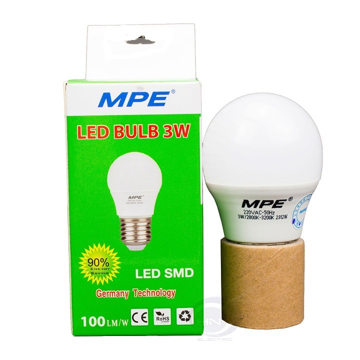 [HCM]BÓNG ĐÈN LED BUP 3W MPE