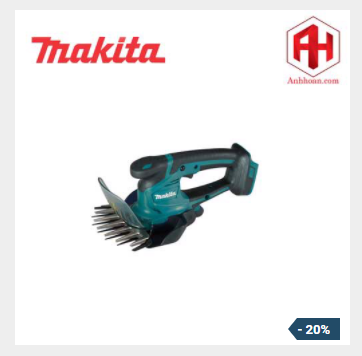 Máy cắt tỉa cỏ dùng pin 18V Makita DUM604Z là công cụ 2 trong 1 chỉ cần gắn phụ kiện vào máy có thể cắt cỏ và tỉa hàng rào được