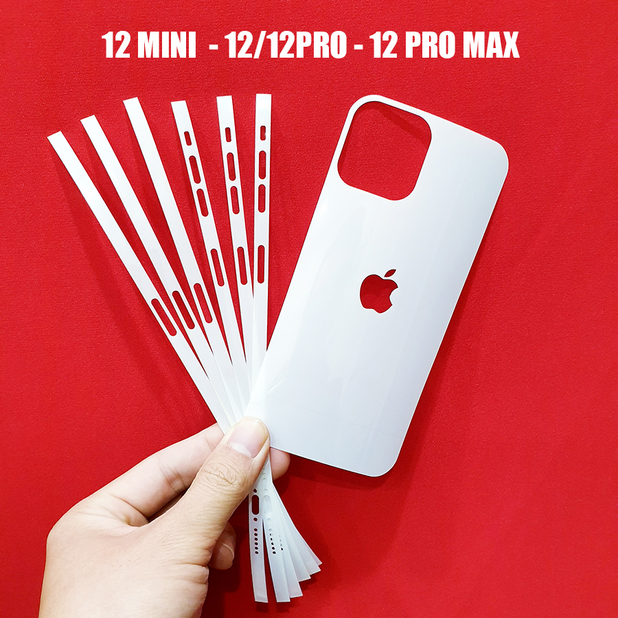 Miếng dán PPF DÁN VIỀN - MẶT LƯNG IPHONE 12/ 12PRO/ 12 PRO MAX/ 12 MINI