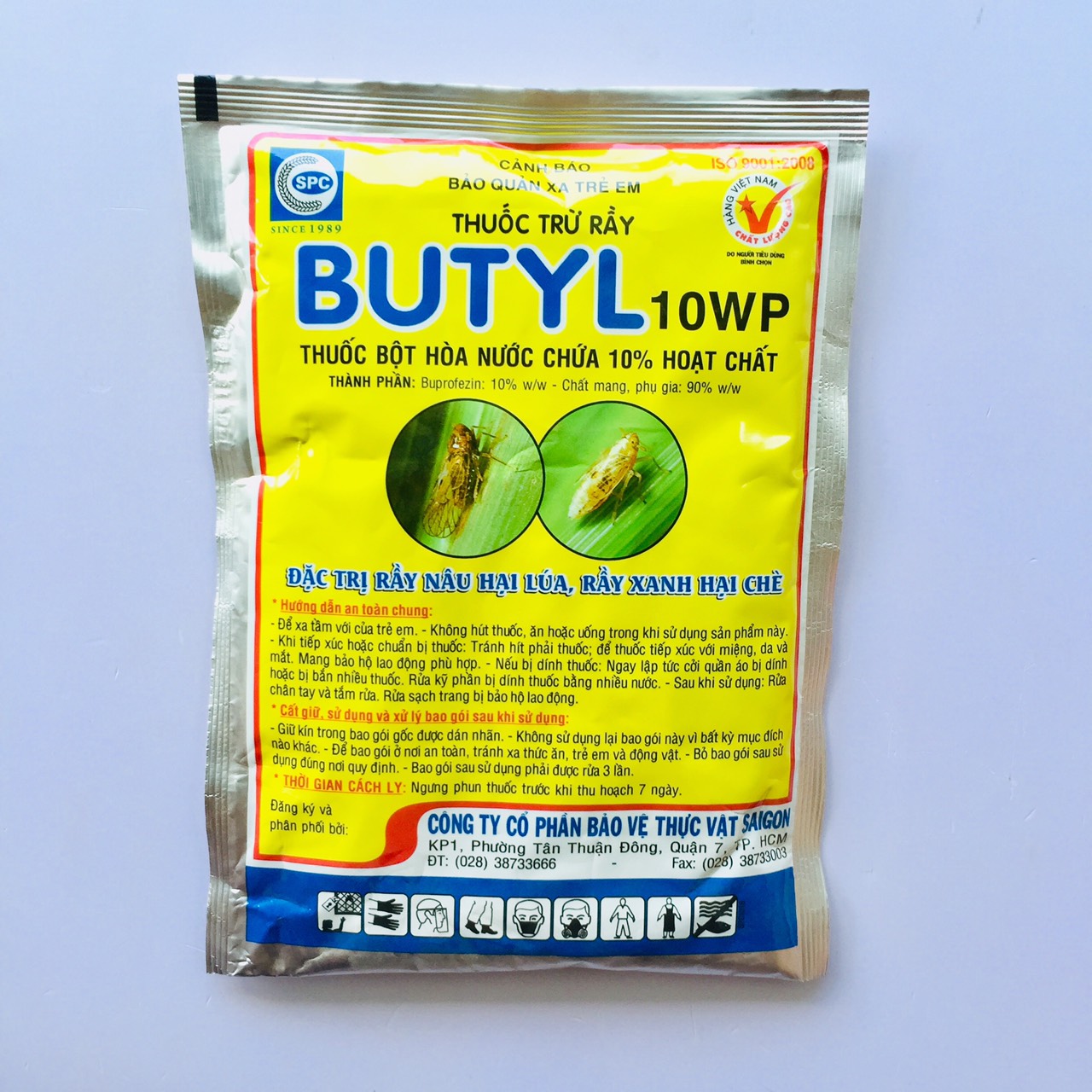 BUTYL 10WP TRỪ RẦY XANH, RẦY NÂU,BỌ TRĨ.... 1 GÓI