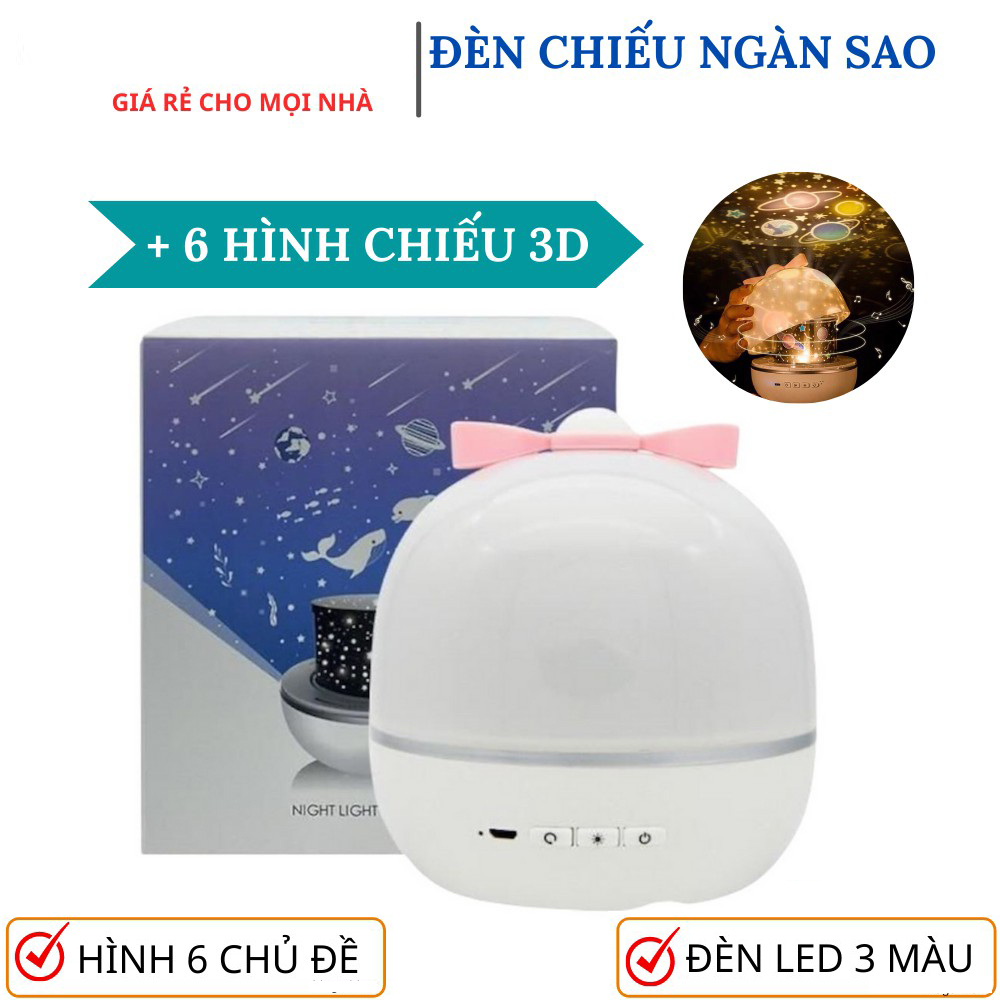 Đèn ngủ chiếu sao nhiều hình , đèn led chiếu bầu trời đầy sao hiệu ứng