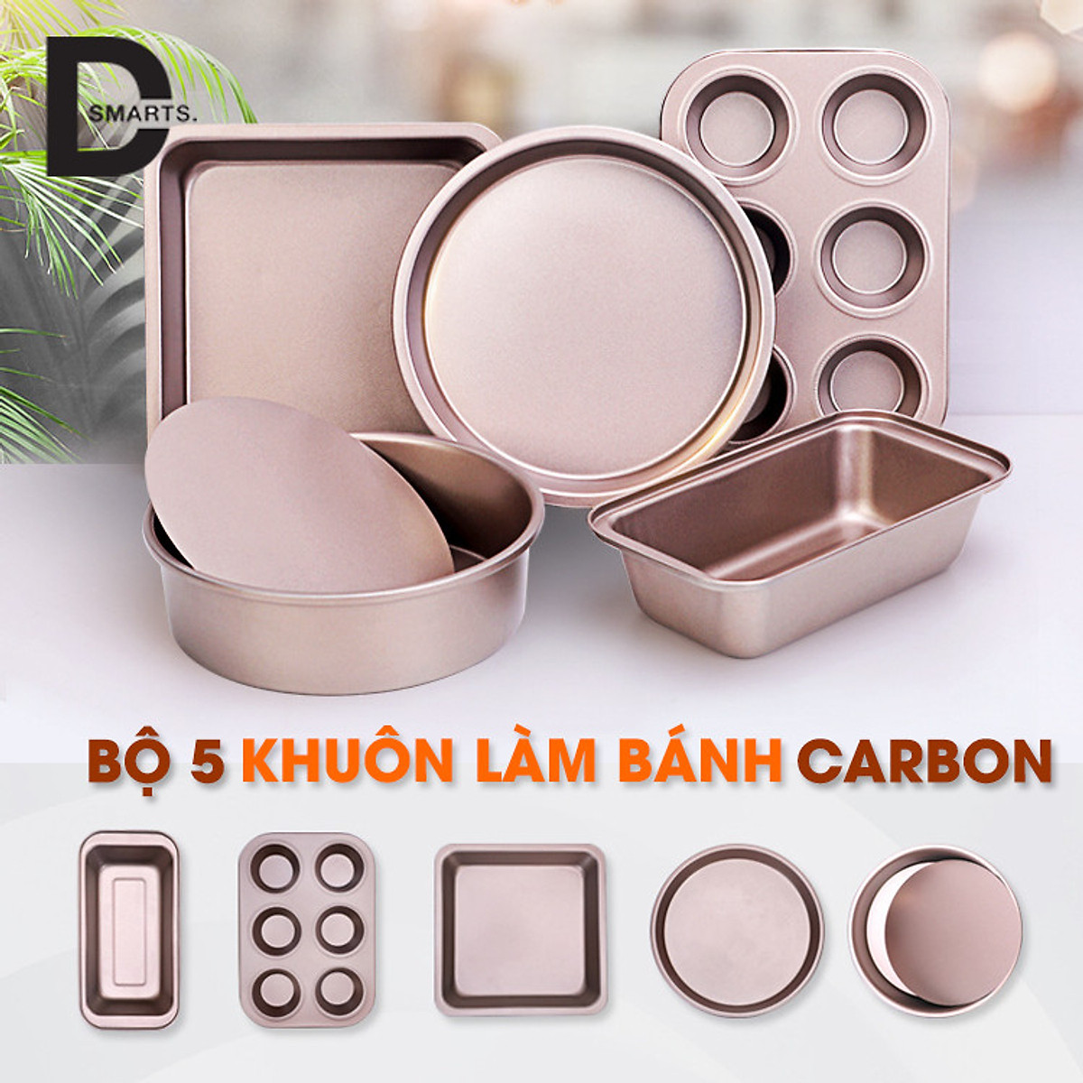 Bộ khuôn 5 món cao cấp chỉ 230k