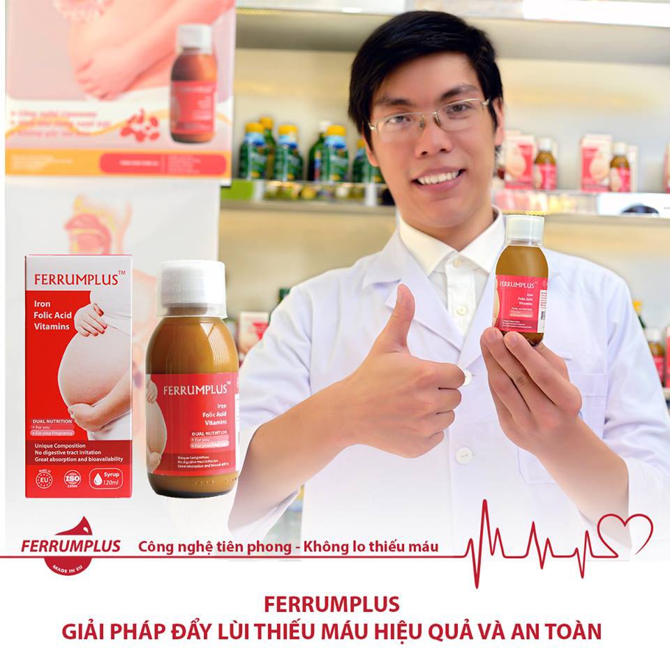 Si rô sắt cho bà bầu không tanh không táo bón ferrumplus - siro 120ml (24 ngày), cam kết sản phẩm đúng mô tả, chất lượng đảm bảo an toàn đến sức khỏe người sử dụng