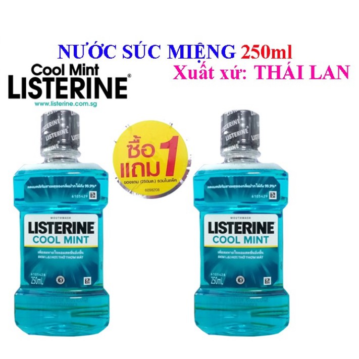 Nước súc miệng listerine thái lan 250 ml