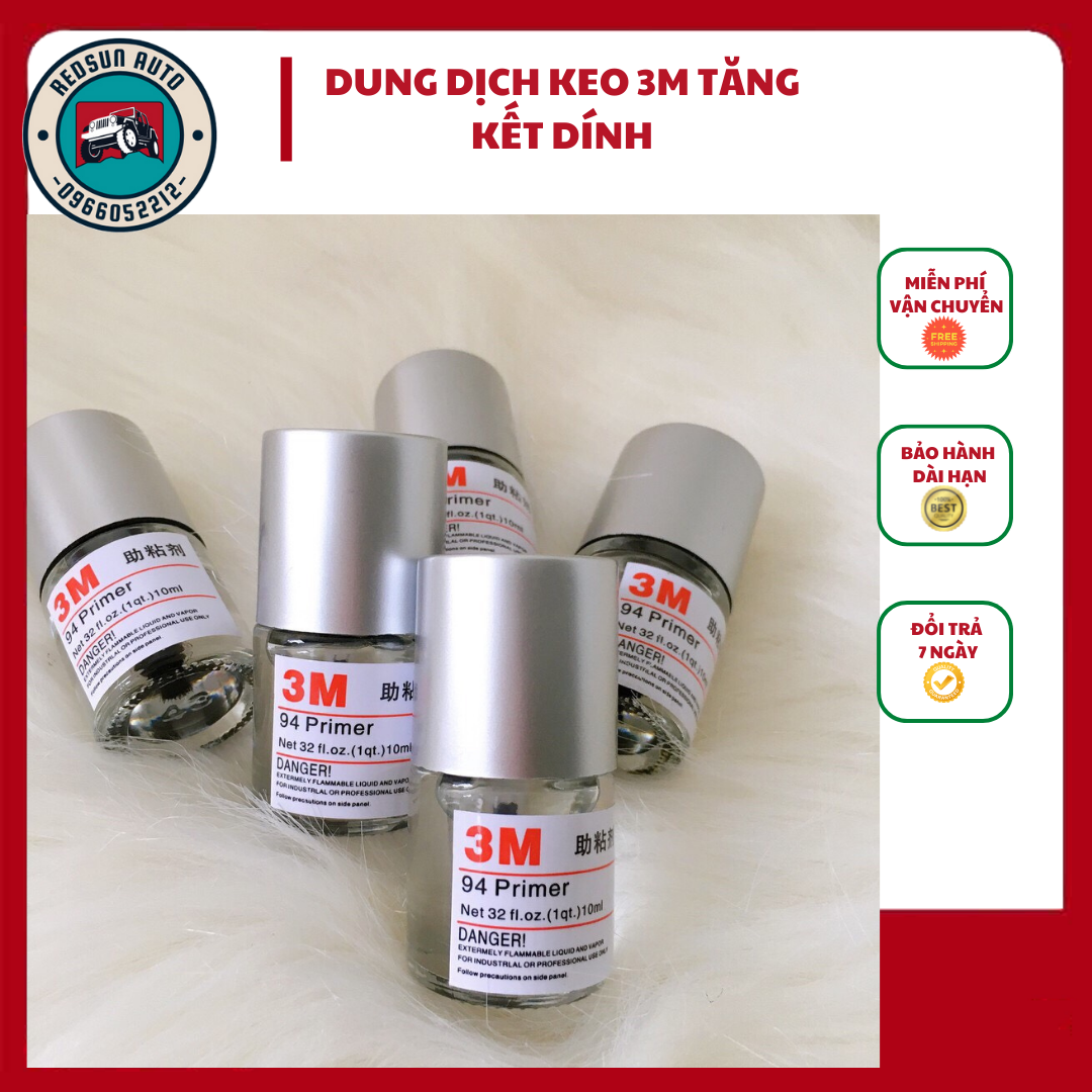 Dung Dịch Tăng Độ Bám Cho Keo 2 mặt 3M Primer 94 (lọ 10ml)