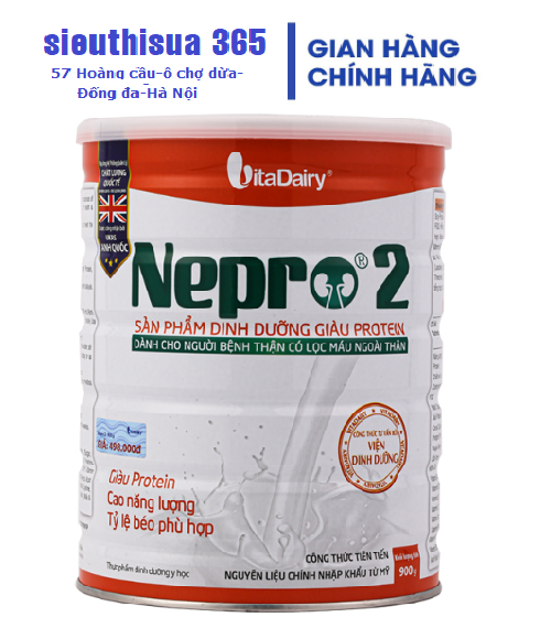 Nepro 2 800 gr Sữa cho bệnh nhân chạy thận nhân tạo