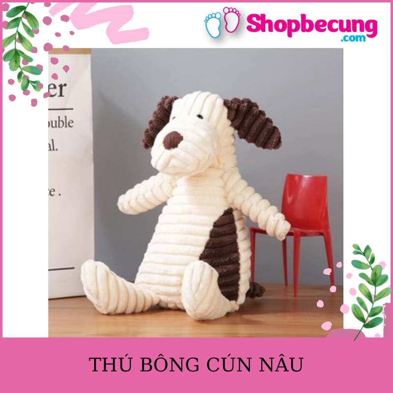 Thú bông cún nâu