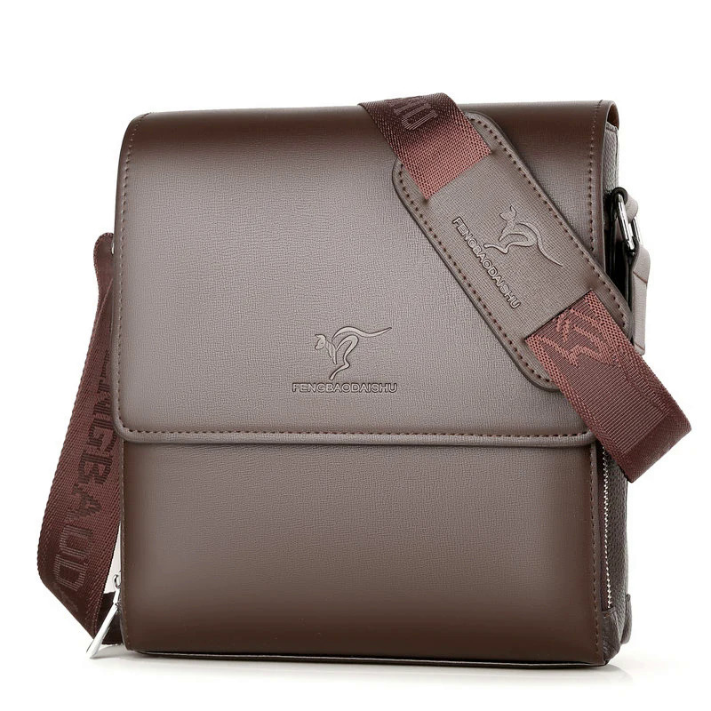 2023 phong cách Hàn Quốc của nam giới kinh doanh Vai Túi thiết kế sang trọng PU Leather Messenger Túi cho nam giới siêu chất lượng thanh lịch nam Crossbody