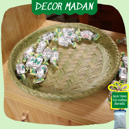 Mẹt Tre Tròn 30cm đan chắc chắn, mâm đựng đồ ăn, đựng bún đậu, đồ ăn vặt, mẹt gà.