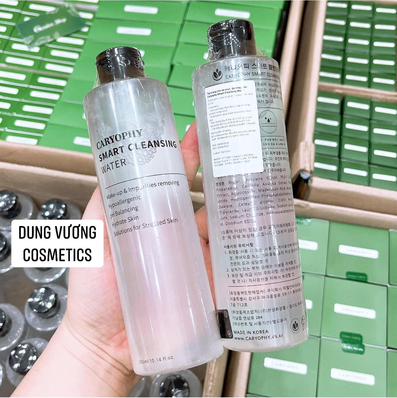 Nước tẩy trang caryophy smart cleansing water 300ml