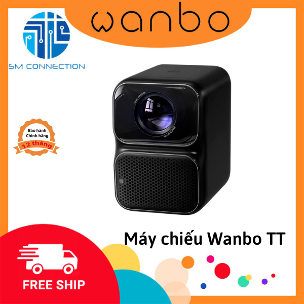 Máy chiếu hiệu wanbo tt, lunix, 1+8g, black
