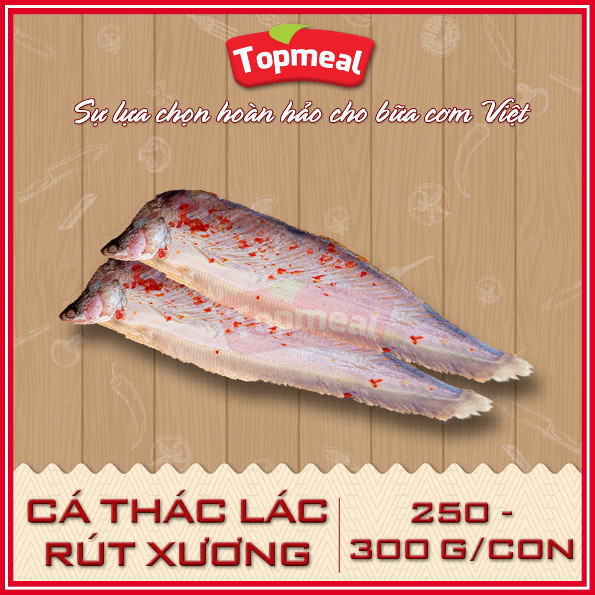 Hcm - cá thác lác rút xương -