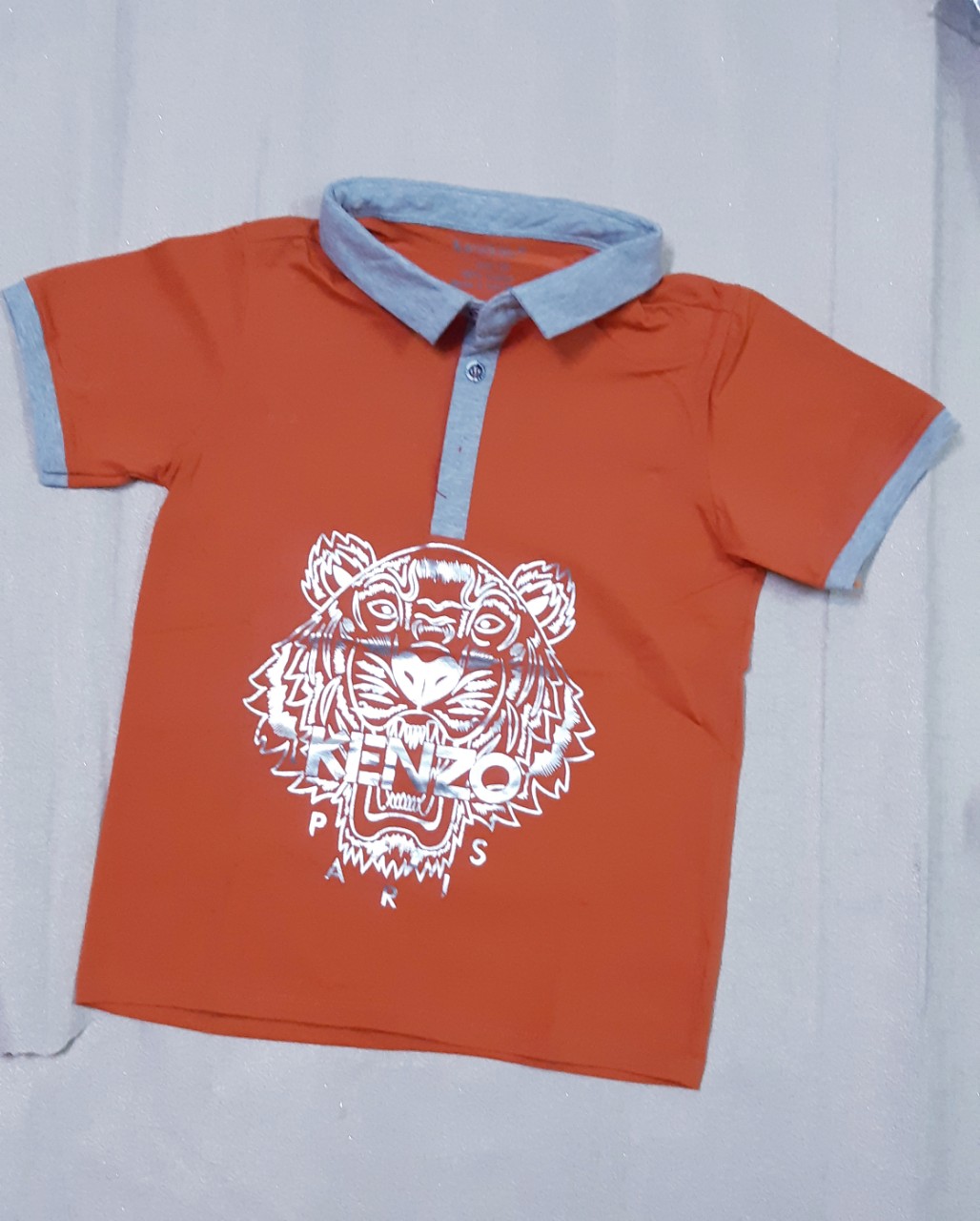 Áo thun có cổ cho bé trai size đại