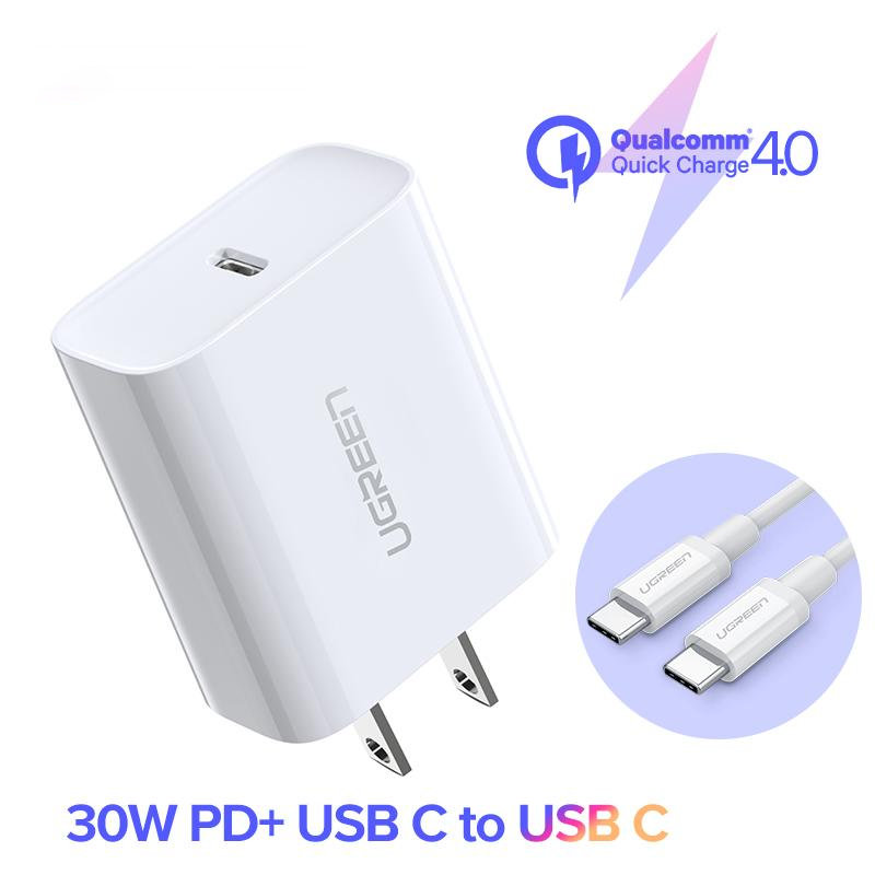 Sạc USB-C PD 18W UGREEN CD137 60449 - Hỗ trợ sạc nhanh PD 18W 50% pin trong 30 phút cho iPhone 11 Pro Max/ iPhone 11 Pro / iPhone Xs Max / iPhone 8 Plus, sạc nhanh Quick Charge 4.0, 3.0 cho Samsung / Android Sạc USB-C PD 18W UGREEN CD137 60449 - Hỗ trợ sạc nhanh PD 18W 50% pin trong 30 phút cho iPhone 11 Pro Max/ iPhone 11 Pro / iPhone Xs Max / iPhone 8 Plus, sạc nhanh Quick Charge 4.0, 3.0 cho Samsung / Android