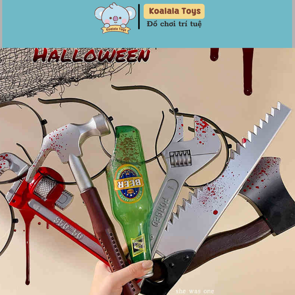 Bờm băng đô đồ hóa trang halloween cho bé bờm rìu búa dao kéo đồ chơi trẻ em bé trai bé gái