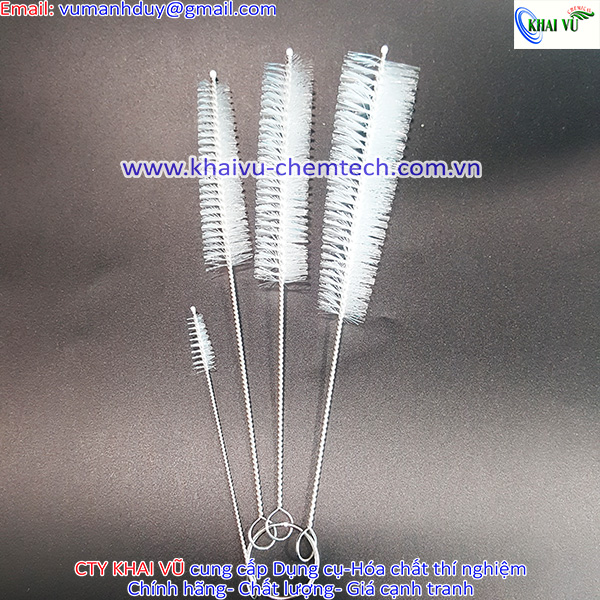 [HCM]Bộ chổi rửa cọ rửa lông trắng mềm làm sạch ống nghiệm bình nước (Bộ gồm 4 cái)