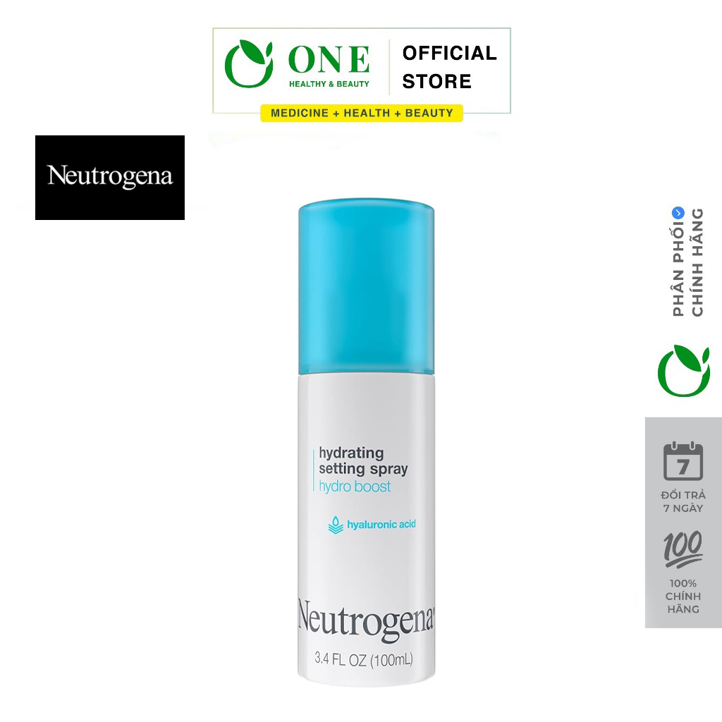 Xịt khoáng dưỡng ẩm Neutrogena Hydrating Setting Spray Hydro Boost 100ml