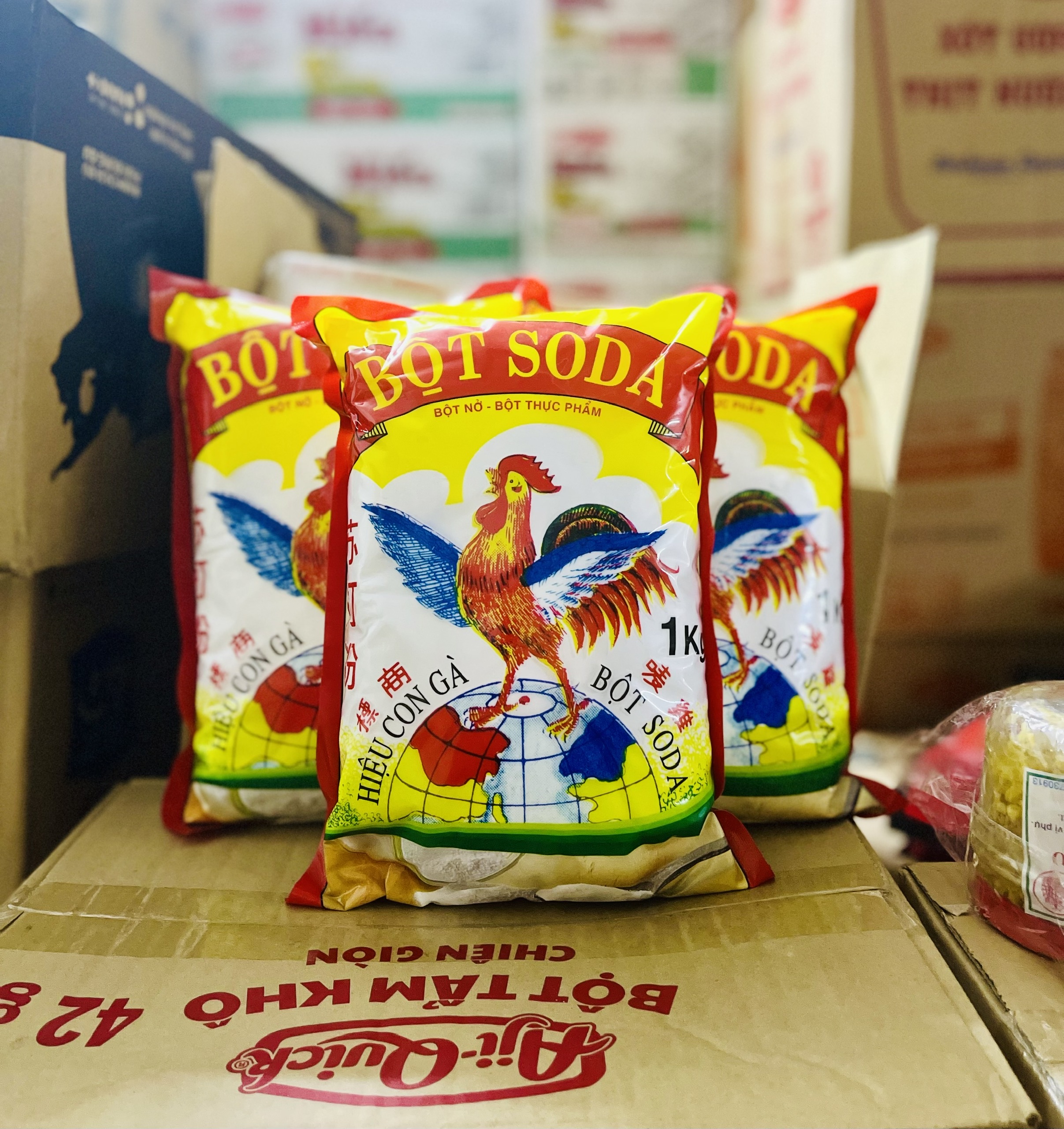 Bột soda hiệu con gà gói