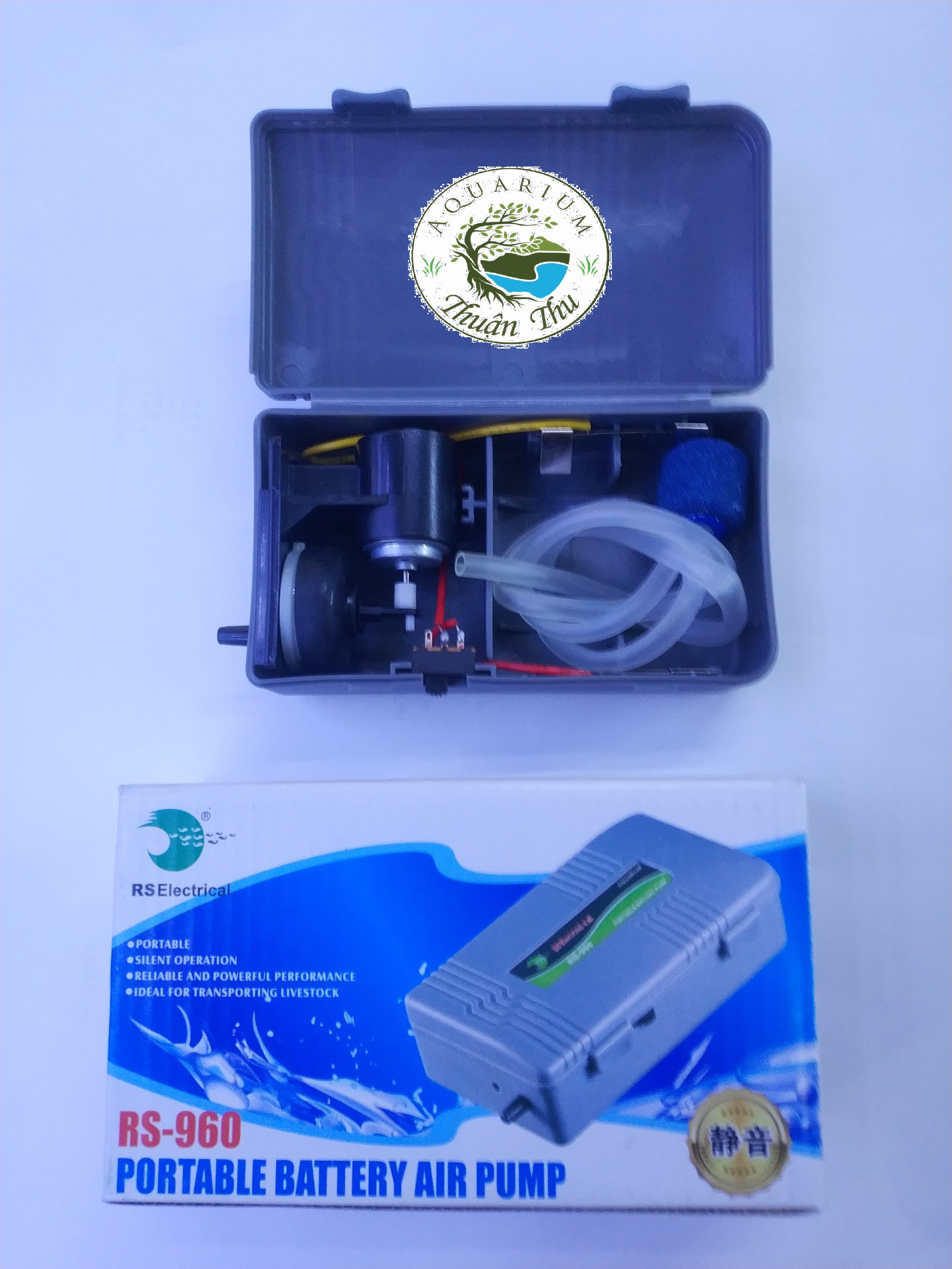 Máy sủi oxy rs electrical rs - 960 chạy bằng pin