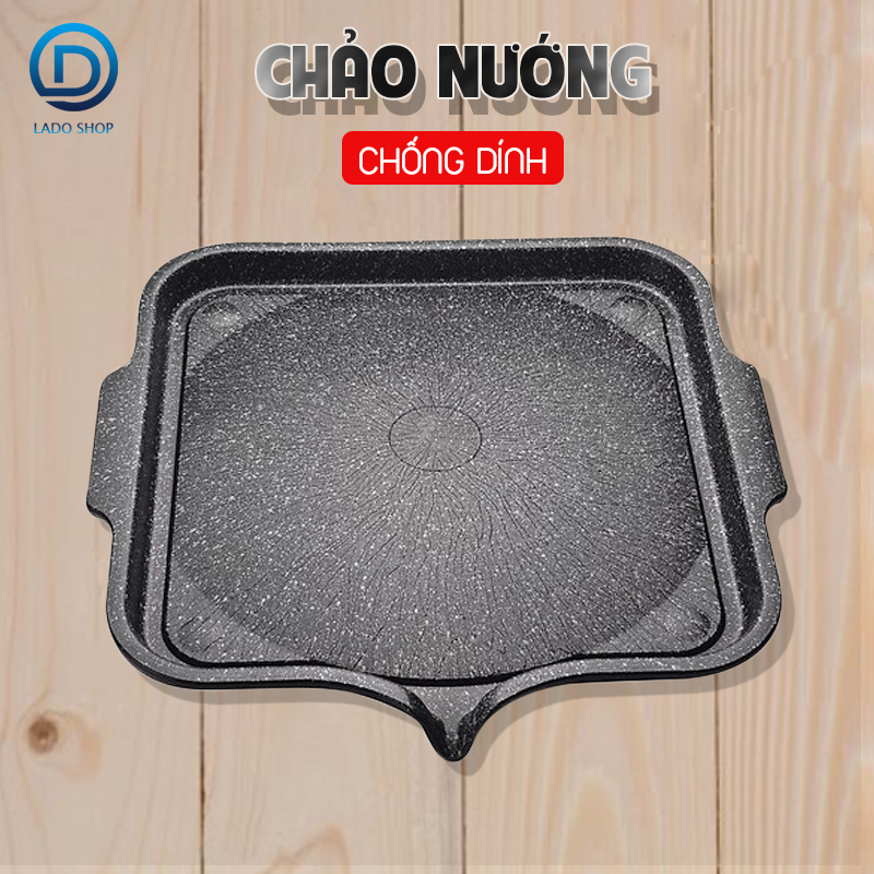 Chảo nướng chống dính hình vuông 30 x 30cm