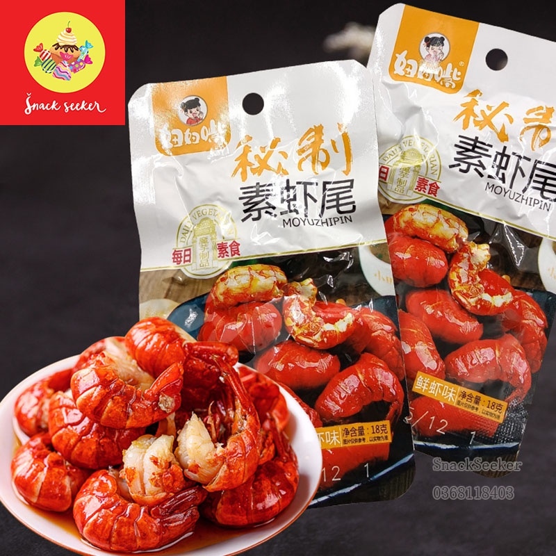 Hot sales cheap Nõn tôm chay ướp cay tẩm vị - Đồ ăn vặt Trung Quốc- Ăn vặt nội địa- Nõn tôm chay ướp cay