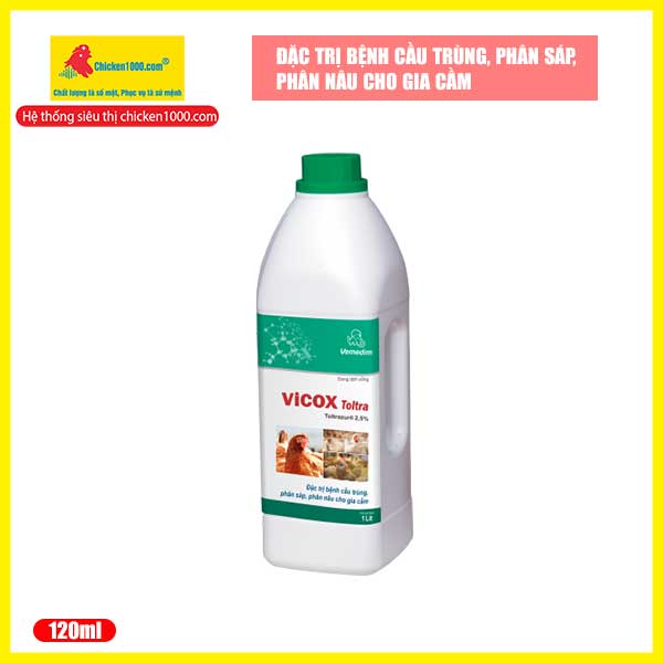 Thuốc thú y vicox toltra đặc trị cầu trùng trên gà, vịt