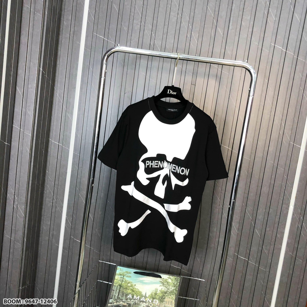 Áo cộc tay mùa hè Áo thun đầu lâu pheno Áo phông nam nữ có cổ Áo phông nữ Áo thun nam nữ Áo thun nữ áo cotton nam nữ