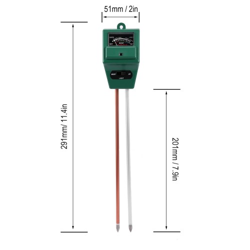 Máy đo độ ph, độ ẩm, đo ánh sáng, bút đo ph 3 trong 1