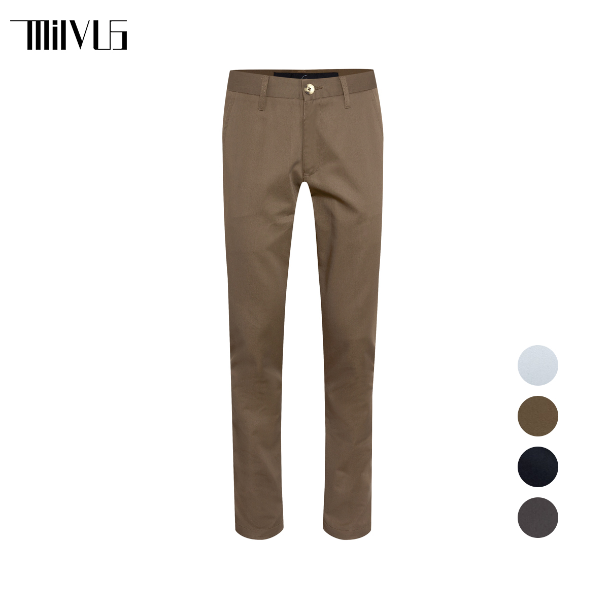 Quần kaki nam Milvus - LZPN001MBR25