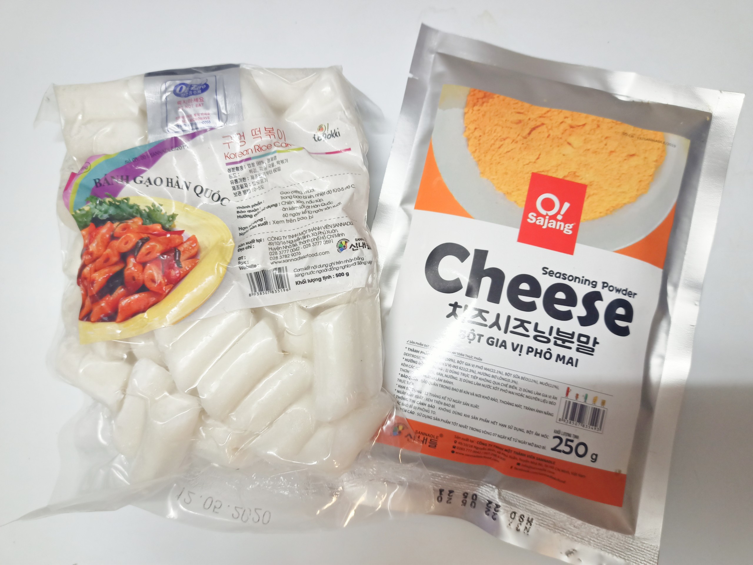 Combo 500g bánh ống kèm 250g bột phô mai Cheese cao cấp_TiTiMart