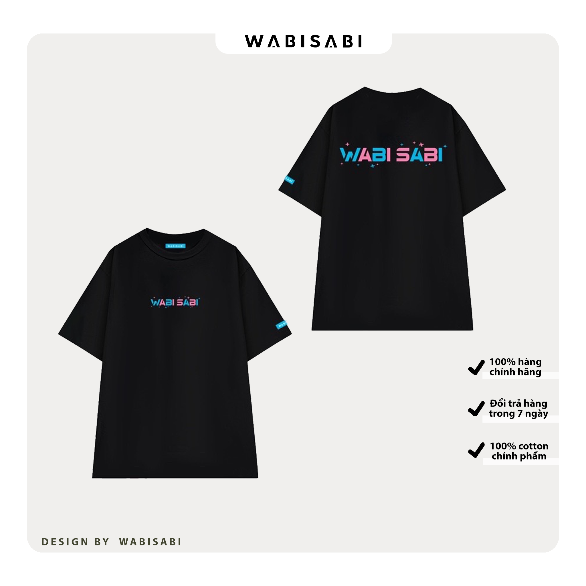 Áo thun wabisabi - WSA3 -áo phông form rộng local brand
