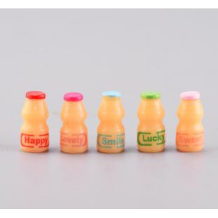 Tiểu Cảnh: Mô hình Charm slime đồ uống 3D mini dễ thương