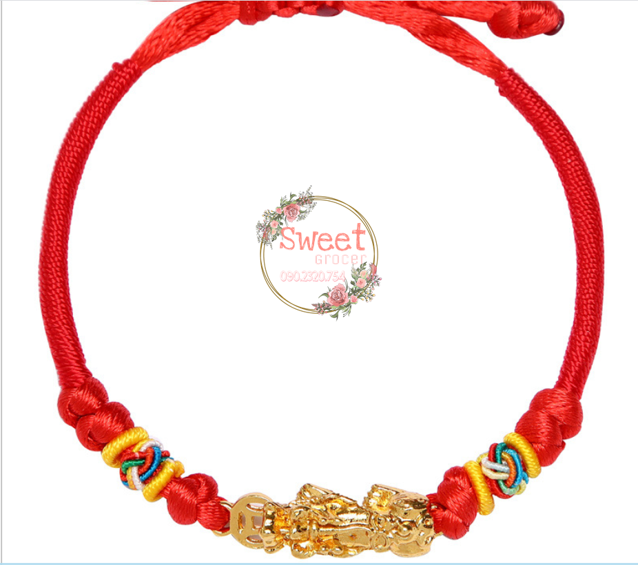 [HCM][VÒNG ĐỎ MAY MẮN - PHONG THỦY] Vòng dây đỏ Tì Hưu May Mắn