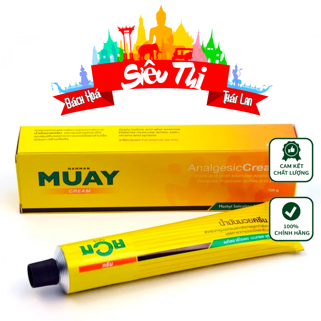 Kem xoa bóp thể thao namman muay 100g thái lan chính hãng